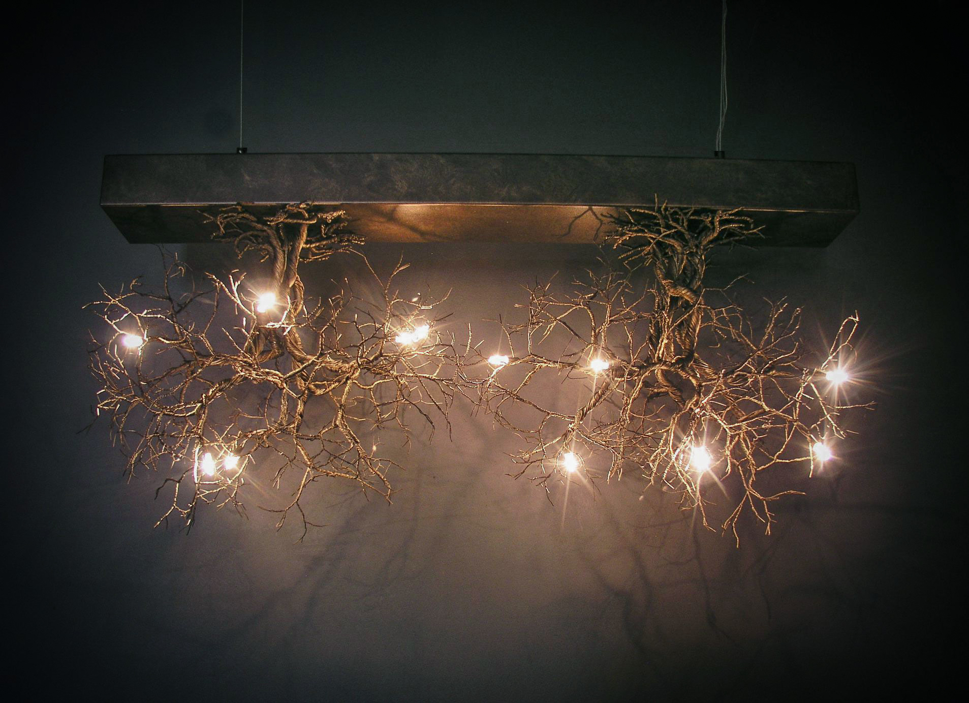 Roots Large Bar 2 Ceiling Light Fixture F M Fos