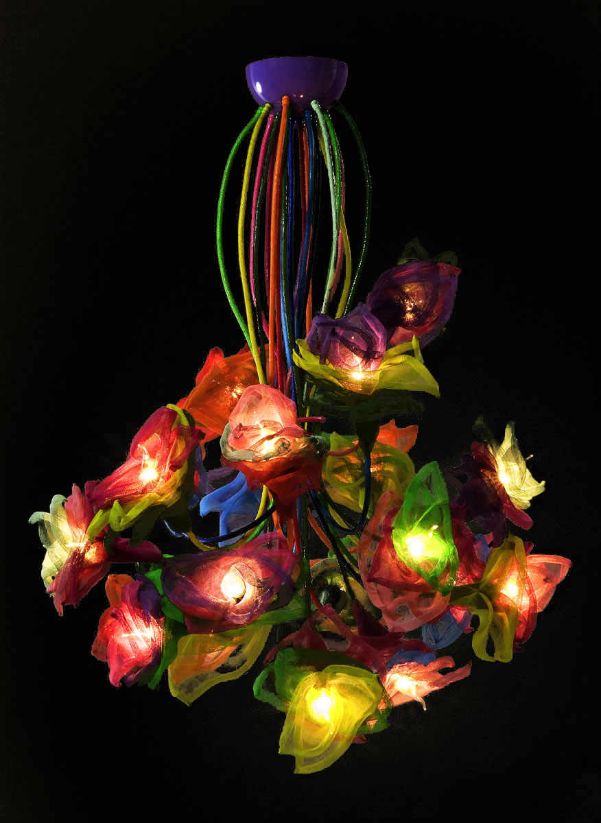 Flowers 15 Χρωματιστό - Φωτιστικό Οροφής