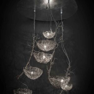 Nest 8 Silver - Ceiling Light fixture