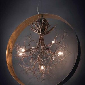 Roots in Circle Large - Ceiling Light fixture